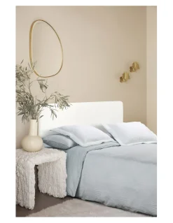 240x280 cm - Cor azul - Jogo de lençóis 100% algodão cetim  - Siena  Gamanatura