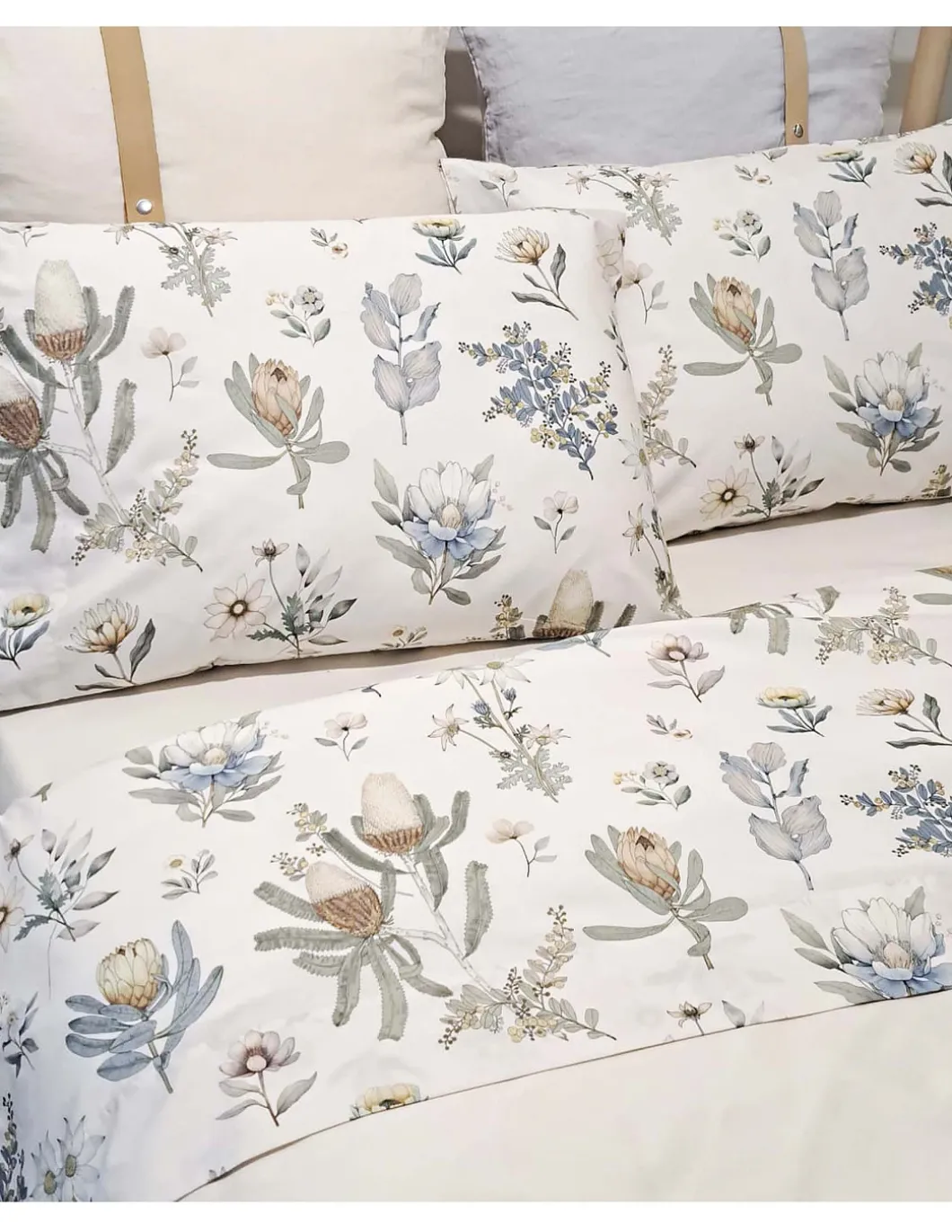 260x240 cm - Jogo de capa P/ edredao 100% algodão percal - NATIVE