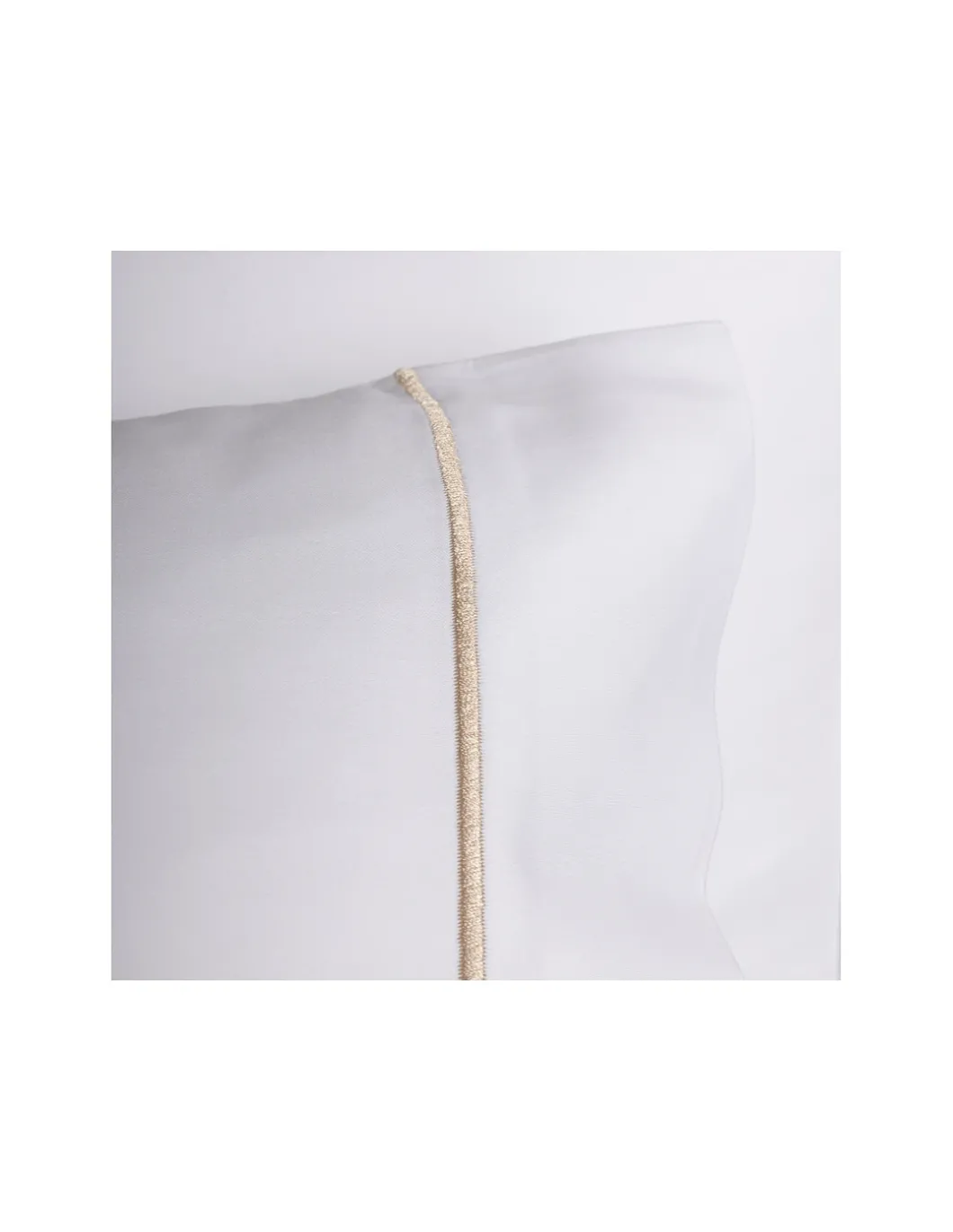 260x290 cm - Jogo de lençóis 100% algodón cetim branco de 300 fios