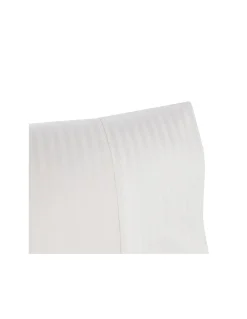 280x240 cm - Jogo saco de edredão cetim 300 fios branco - Riscas Jacquard