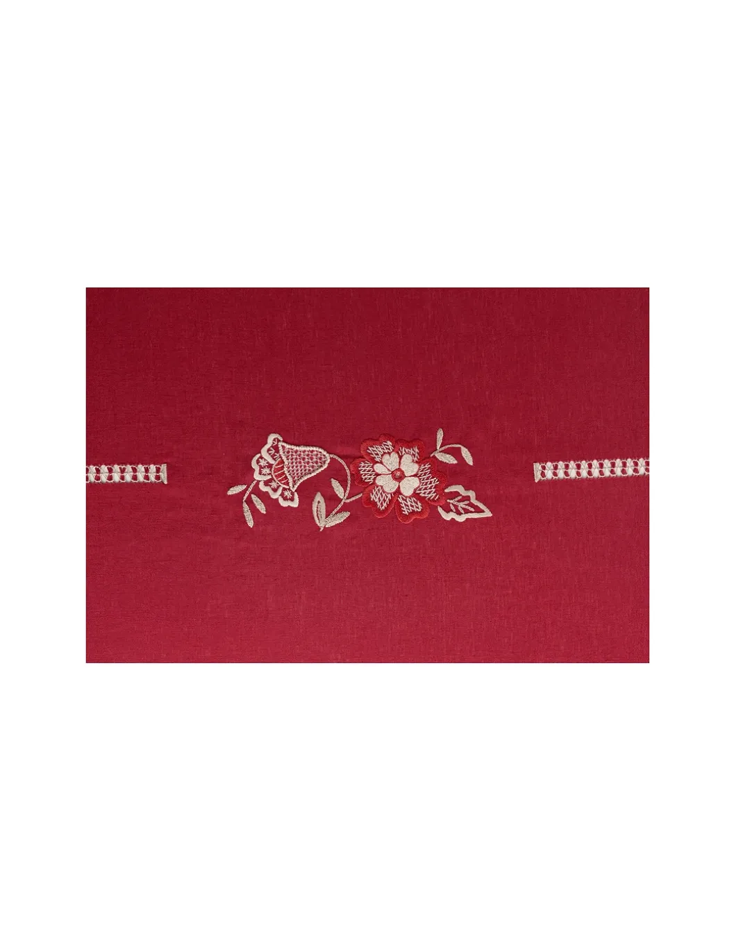 180x295 cm - Toalha de mesa 100% linho bordada a mão - Creative 2024 Cerize