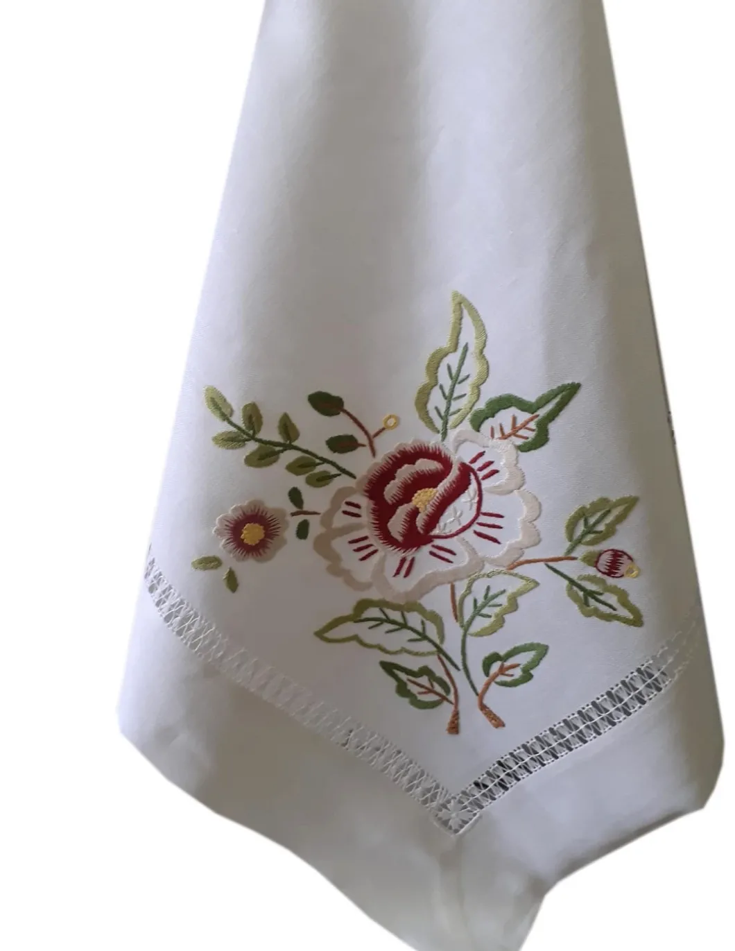 175x275 cm Toalha de mesa de linho bordada a mão - bordados da lixa - Toalha Creative Floral II