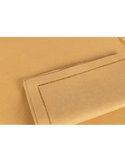 175x350 Toalha de mesa 100% linho bordada a mão + 12 guardanapos 50x50 cm